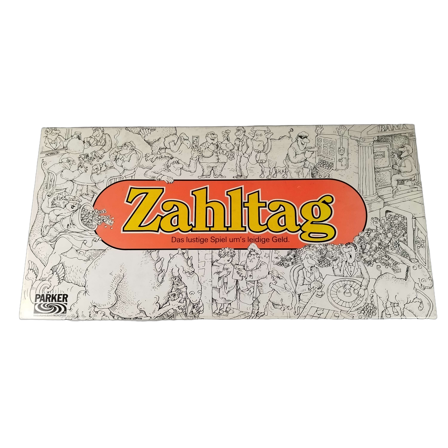 Parker Zahltag Brettspiel Familienspiel Geldspiel