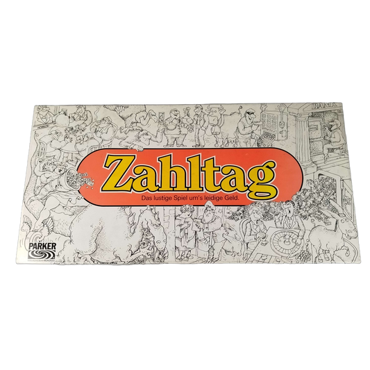 Parker Zahltag Brettspiel Familienspiel Geldspiel