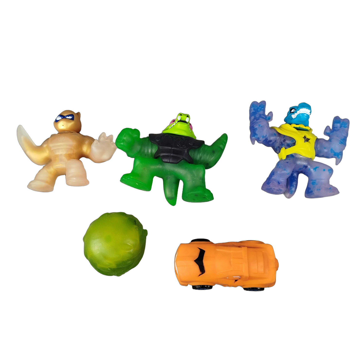 Heroes of Goo Jit Zu Bundle 5x Figuren Auto & Ball