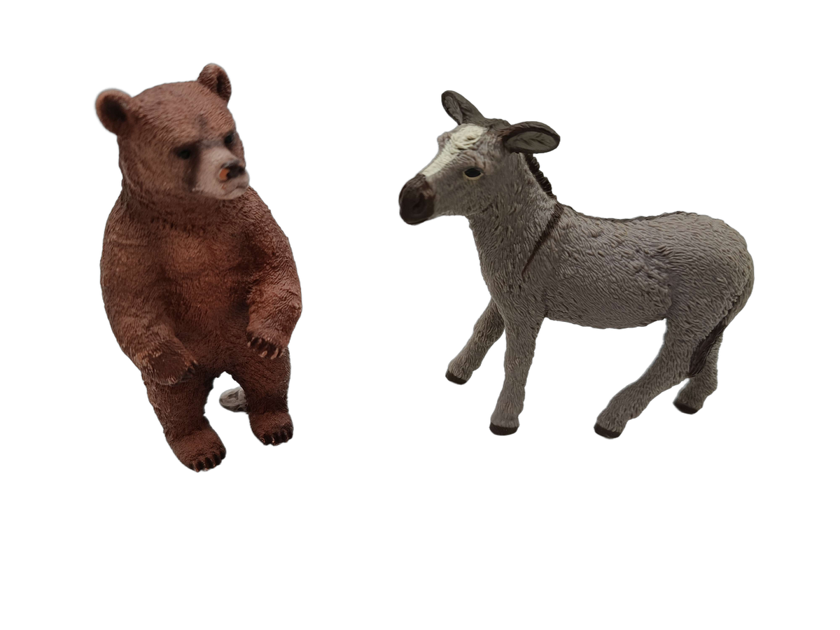 Schleich Tiere Bundle Bauernhof & Wildtiere 7 Teile Tierfiguren