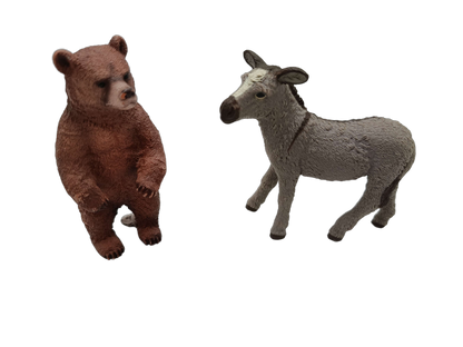 Schleich Tiere Bundle Bauernhof & Wildtiere 7 Teile Tierfiguren