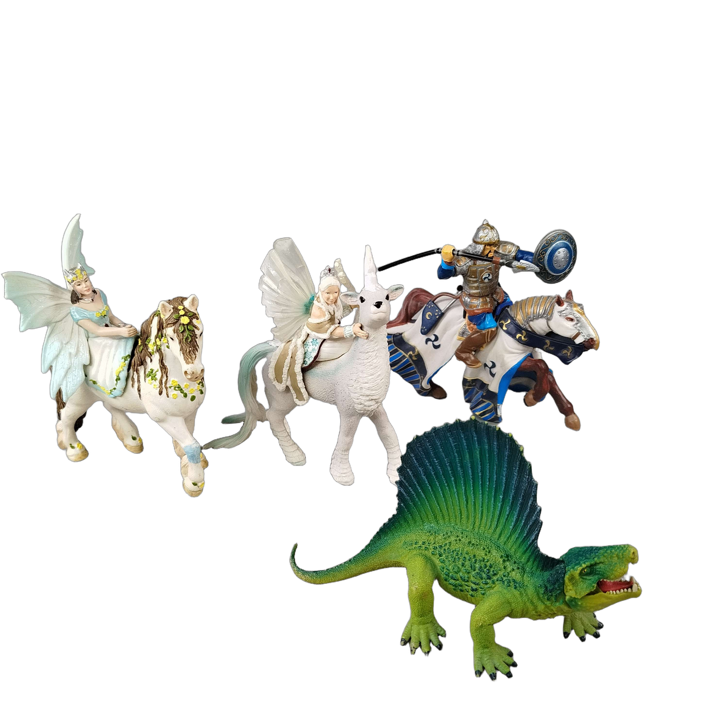 Schleich Bundle 4 Teile Dino & Ritter Figuren