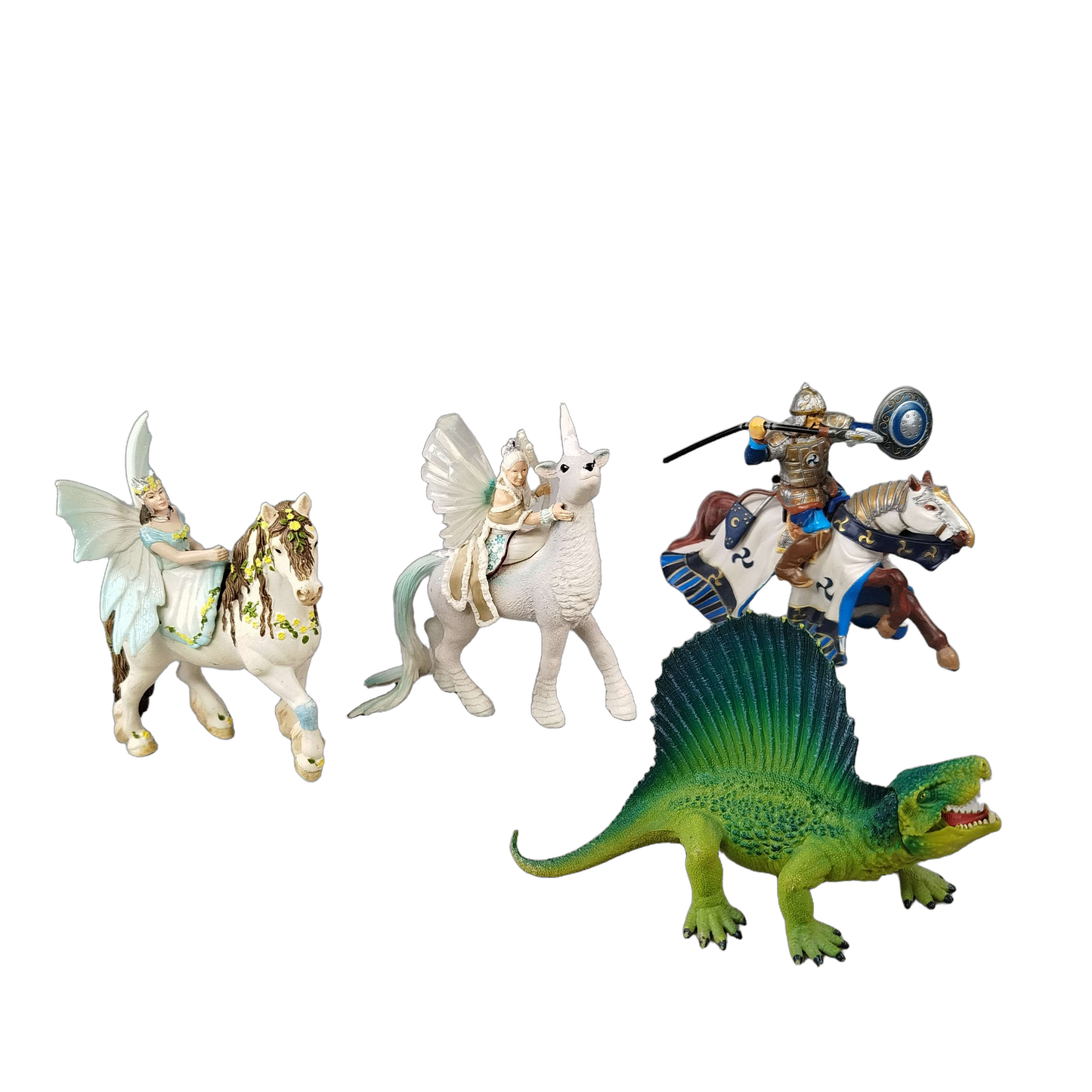 Schleich Bundle 4 Teile Dino & Ritter Figuren