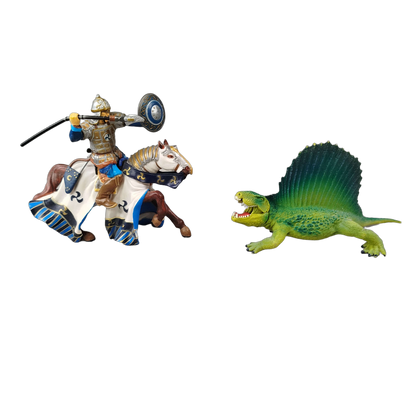 Schleich Bundle 4 Teile Dino & Ritter Figuren