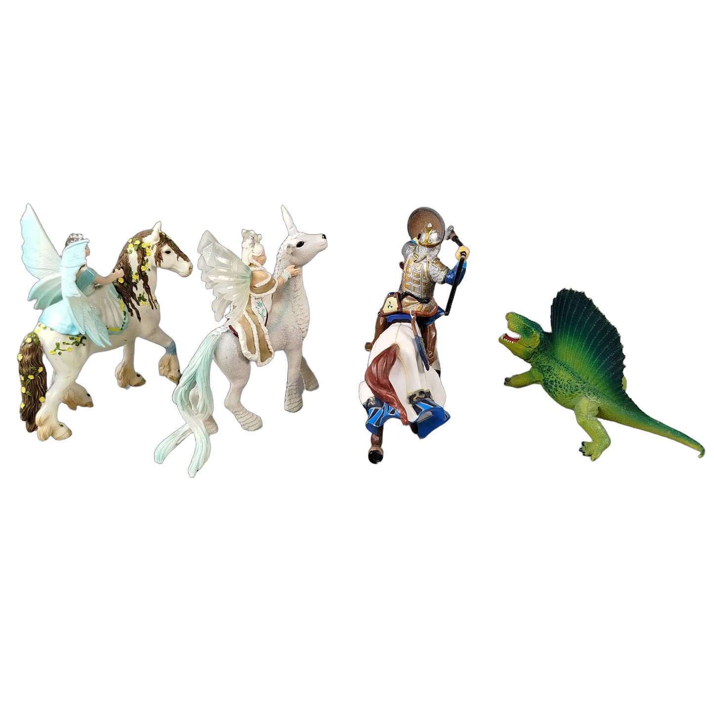 Schleich Bundle 4 Teile Dino & Ritter Figuren