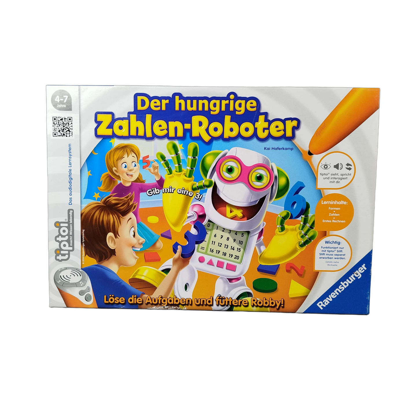 Ravensburger tiptoi Der hungrige Zahlen-Roboter 00706 Buch