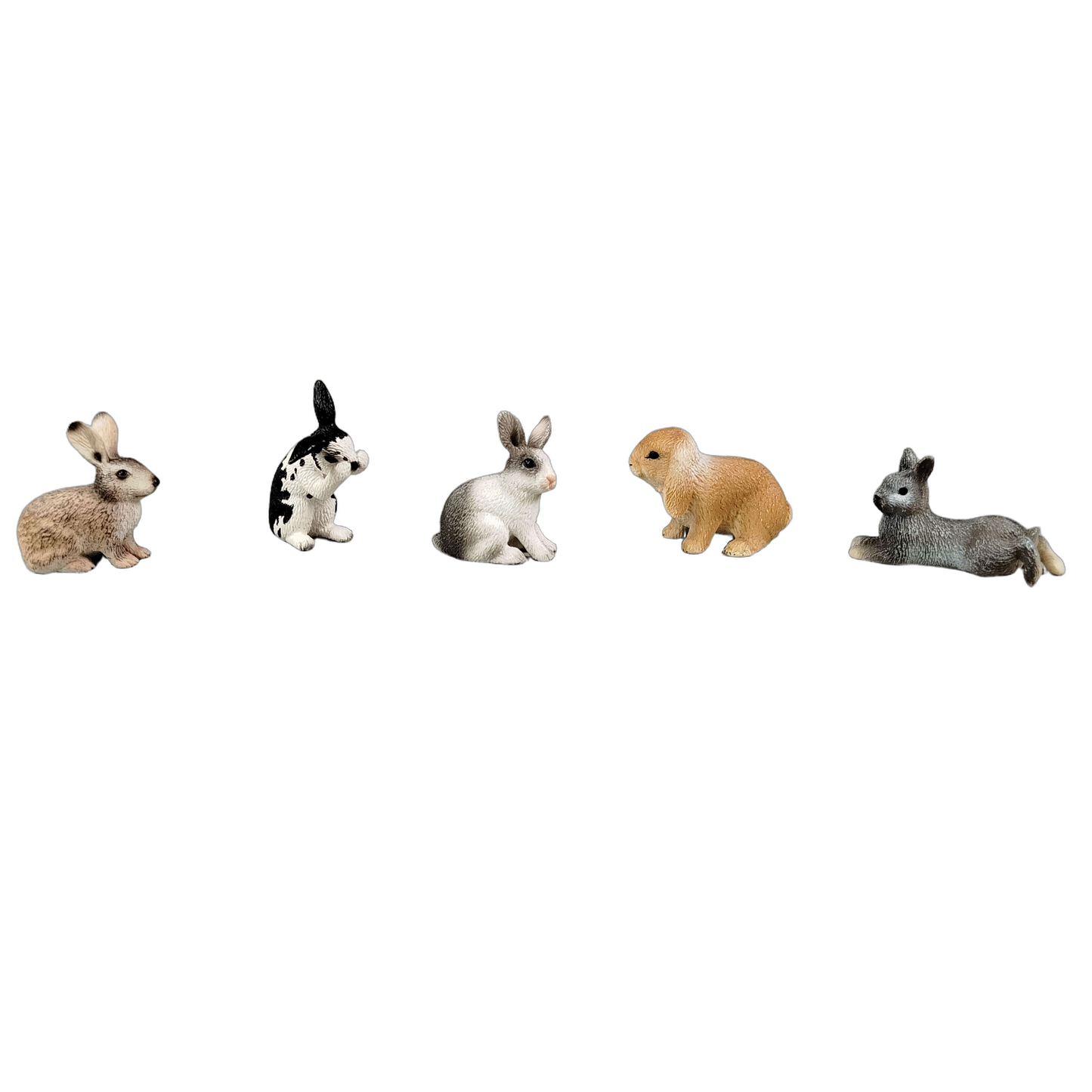 Schleich Tiere Bundle 5x Kaninchen Figuren