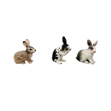 Schleich Tiere Bundle 5x Kaninchen Figuren