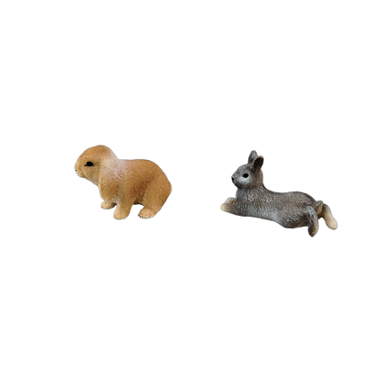 Schleich Tiere Bundle 5x Kaninchen Figuren