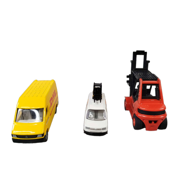 Siku Bundle ADAC DHL Linde VW T5 Set von 5 Hubschrauber & Transporter