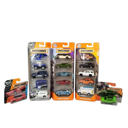 Matchbox Bundle Police Highway Speeders City Set von 18 Autos, Neu