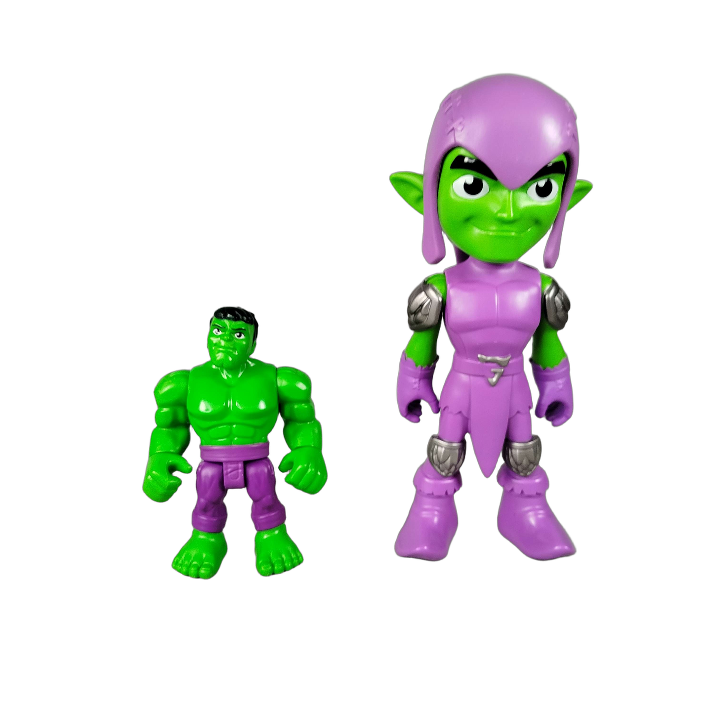 Hasbro Bundle Hulk & Green Goblin 3er Figuren & Motorrad