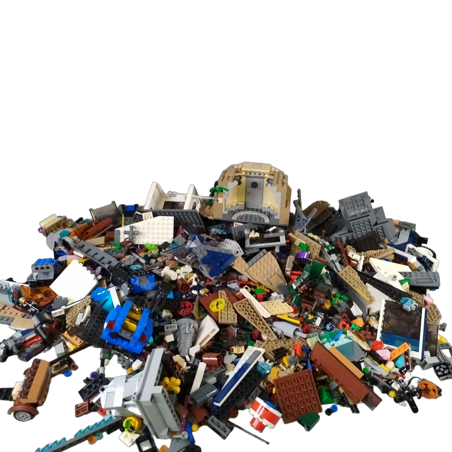 Konvolut LEGO Bausteine, Platten & Zubehör ca. 2,1 kg, ab 6 Jahre