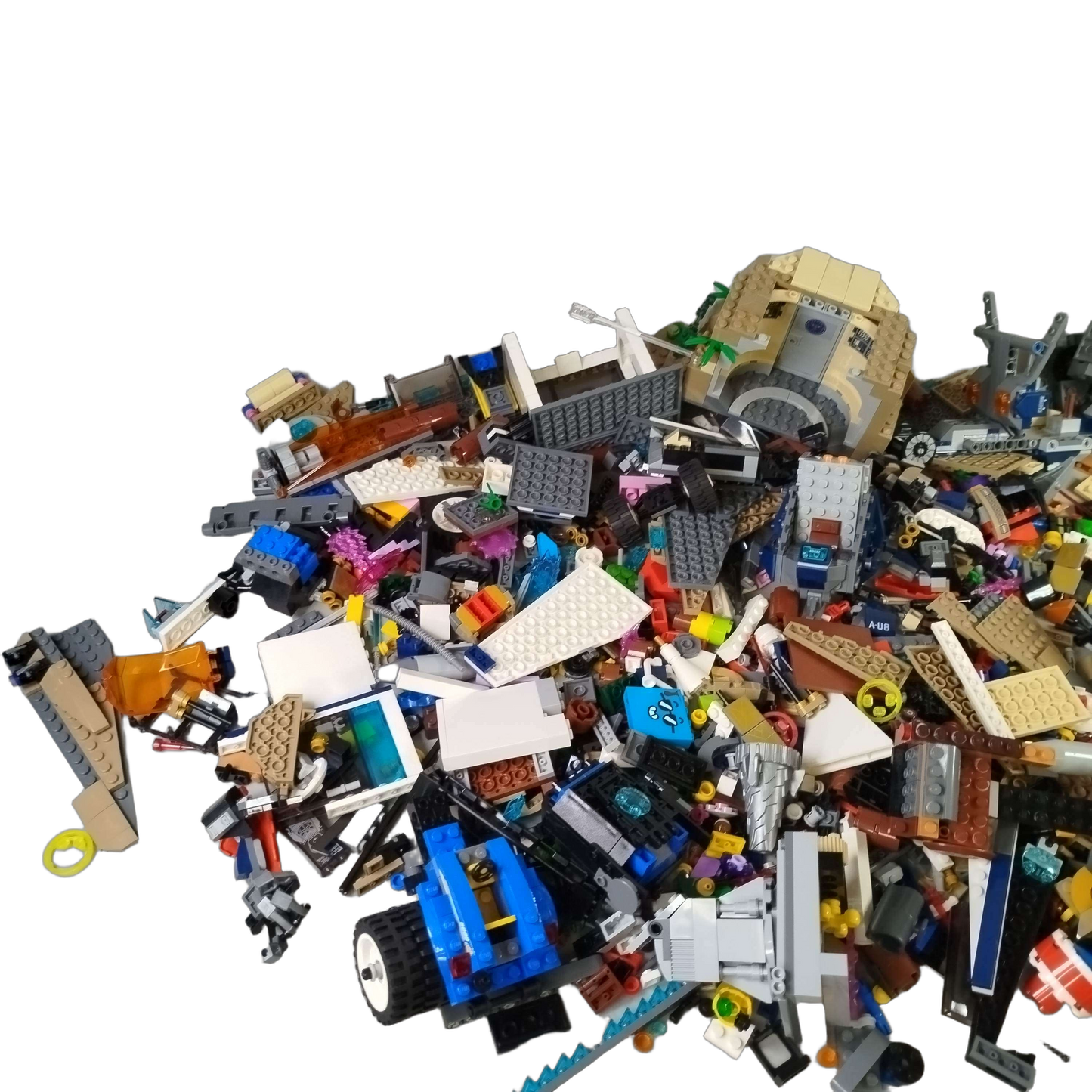 Konvolut LEGO Bausteine, Platten & Zubehör ca. 2,1 kg, ab 6 Jahre