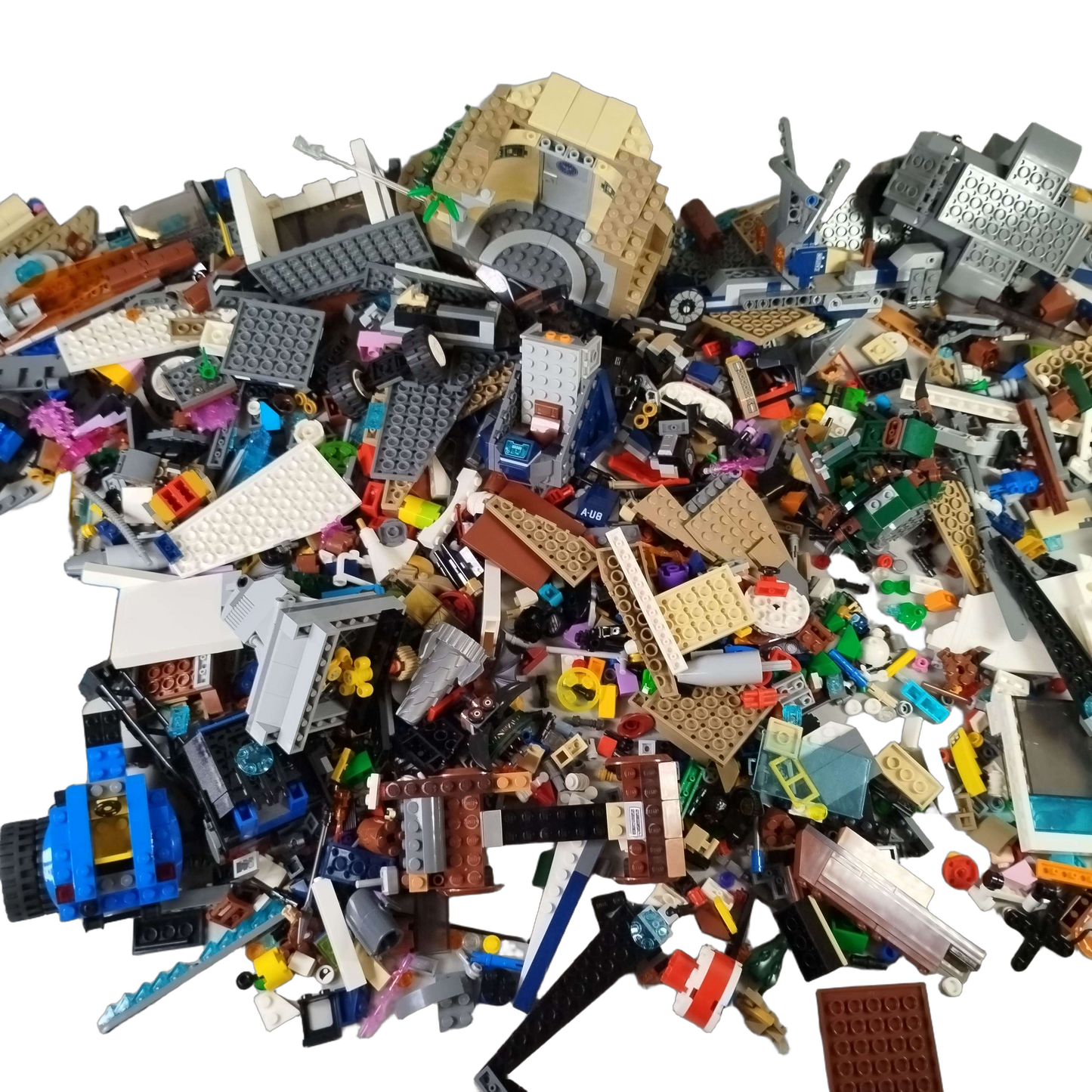 Konvolut LEGO Bausteine, Platten & Zubehör ca. 2,1 kg, ab 6 Jahre