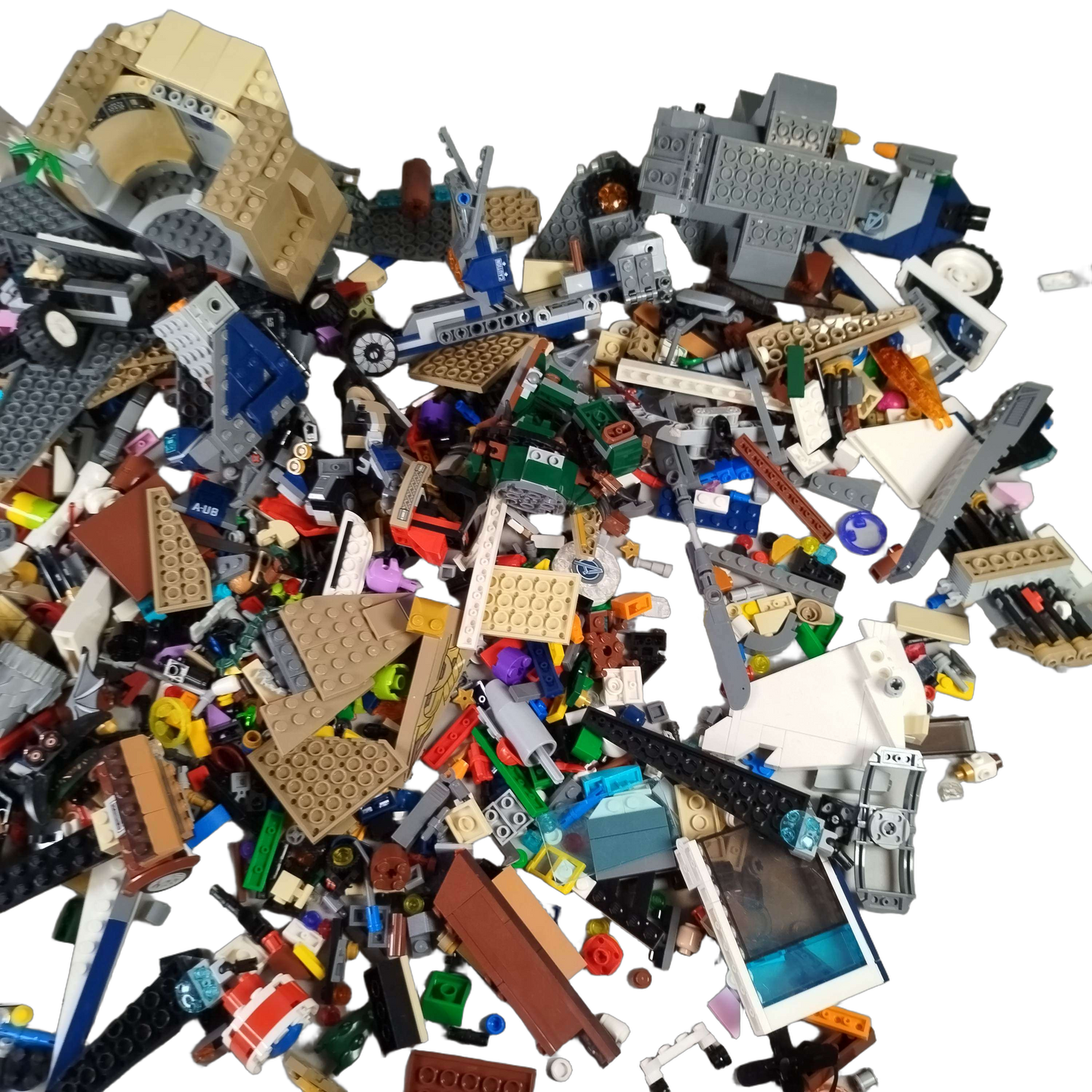 Konvolut LEGO Bausteine, Platten & Zubehör ca. 2,1 kg, ab 6 Jahre