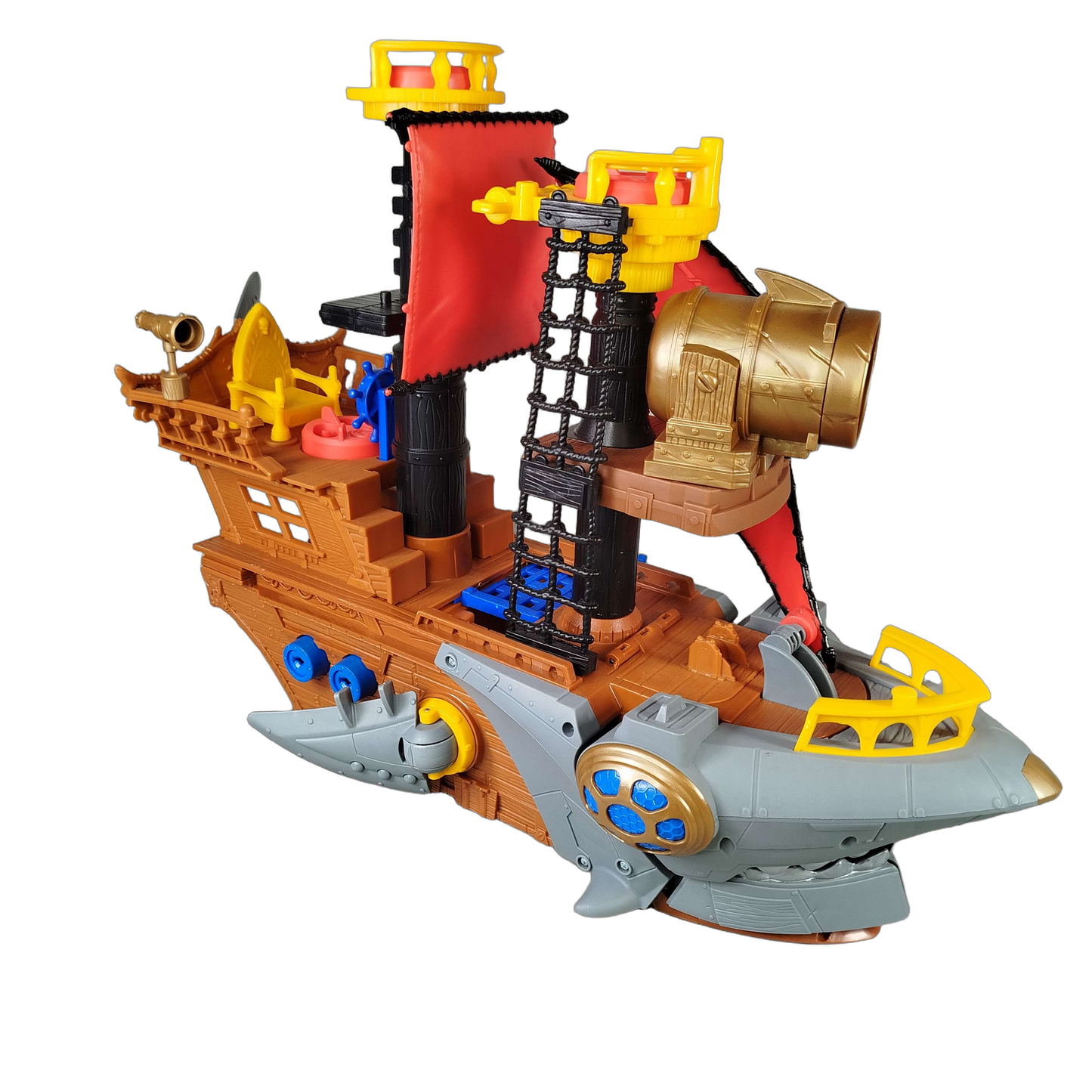 Mattel Imaginext Shark Bite Pirate Ship DHH61