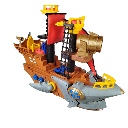 Mattel Imaginext Shark Bite Pirate Ship DHH61