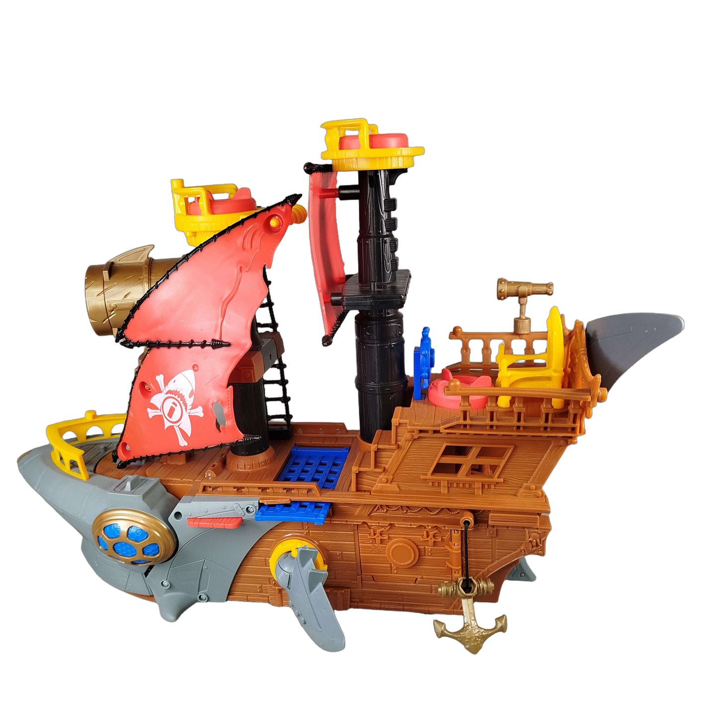 Mattel Imaginext Shark Bite Pirate Ship DHH61