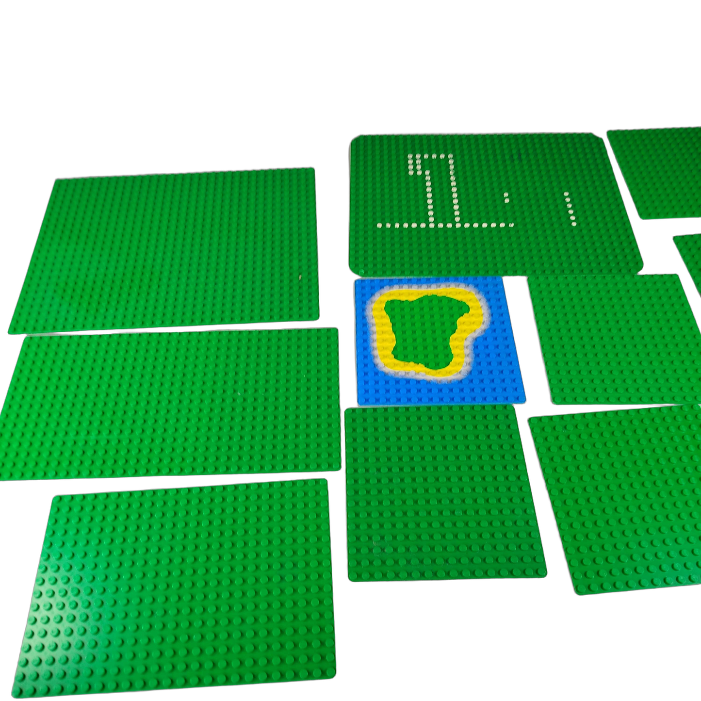 LEGO Bundle Set von 12 Bauplatten Grundplatten