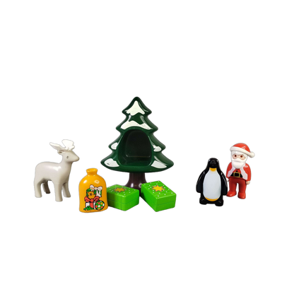 Playmobil 1.2.3 Figuren & Zubehör Weihnachtsmann, Pinguin, Rentier