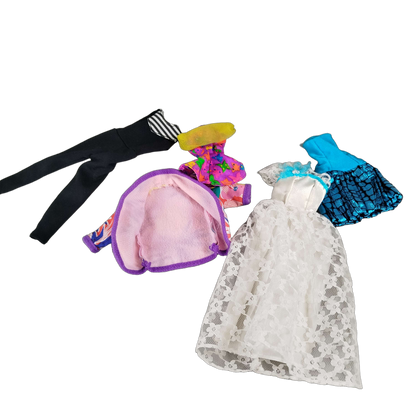 Mattel Bundle Barbie 4x Puppen & Zubehör