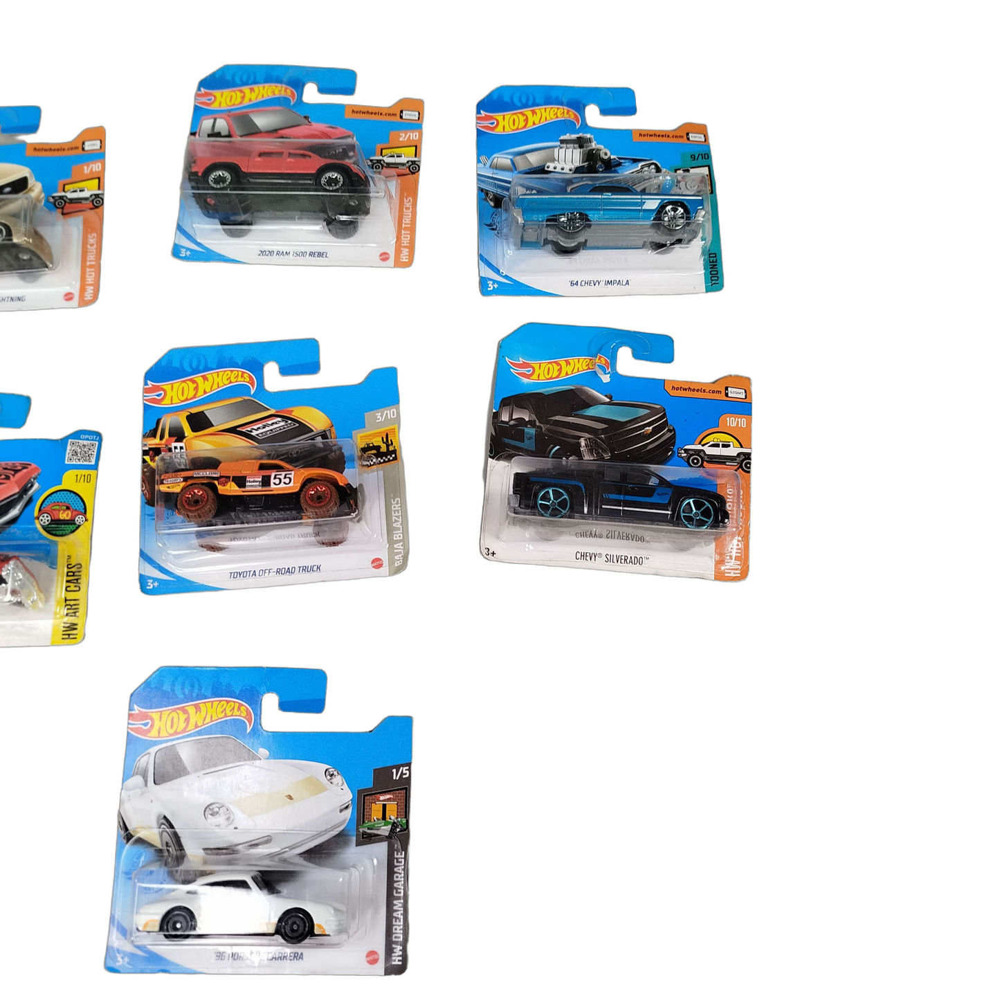 Hot Wheels Bundle Hot Trucks Set von 10 Autos, neu