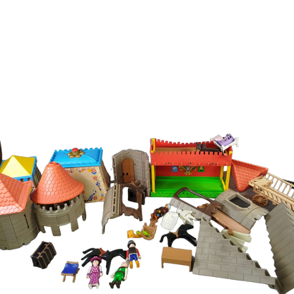 Konvolut Playmobil Ritter & Burg Figuren ca. 4,5 kg, ab 3–5 Jahre