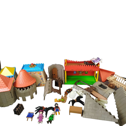 Konvolut Playmobil Ritter & Burg Figuren ca. 4,5 kg, ab 3–5 Jahre