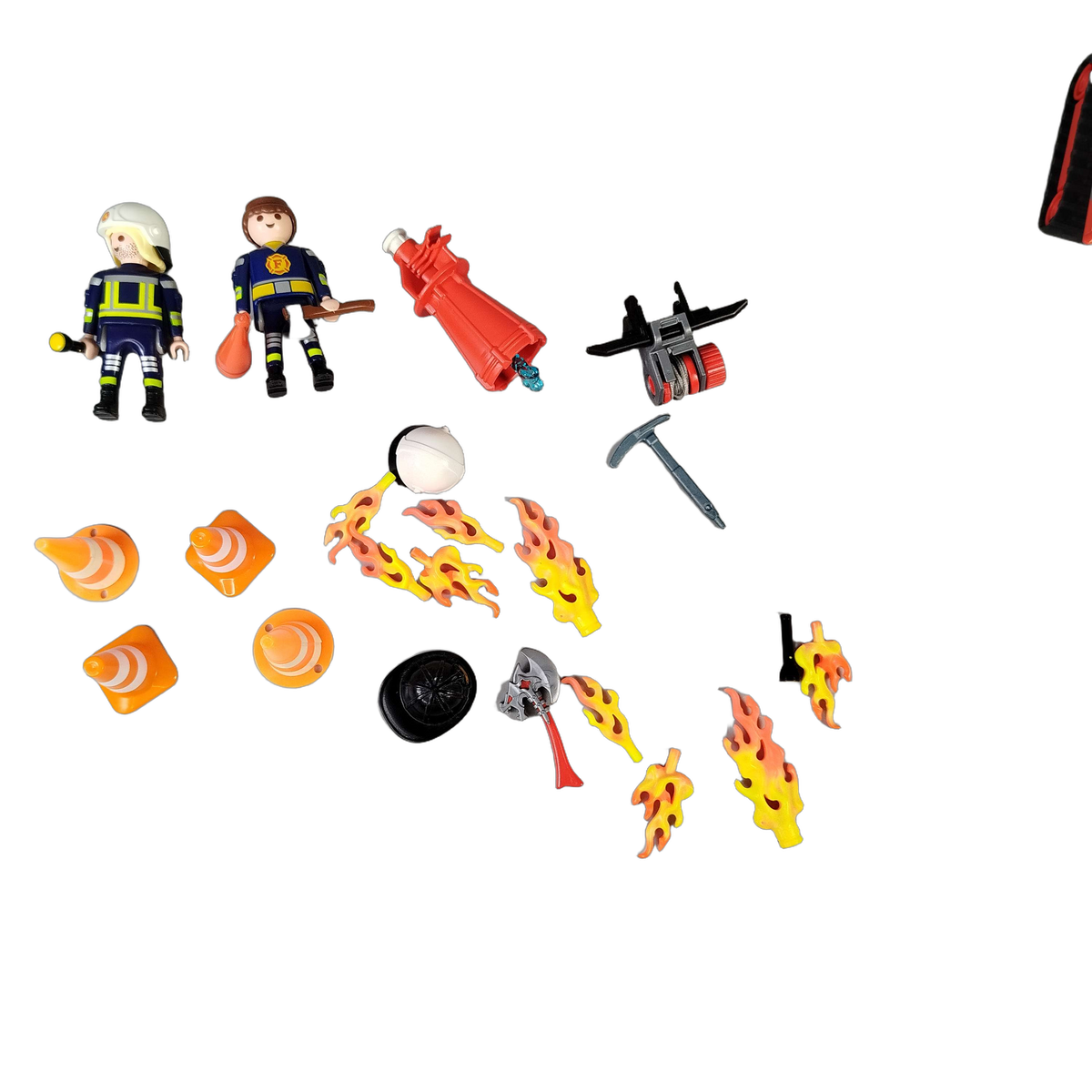 Playmobil Bundle Feuerwehr großes Set Löschroboter & Figuren