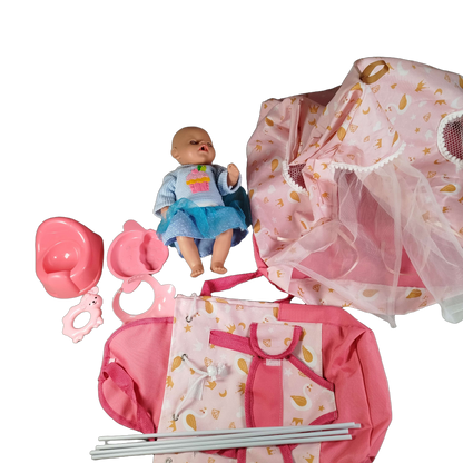 Zapf Creation Bundle Babypuppe & Reisebett