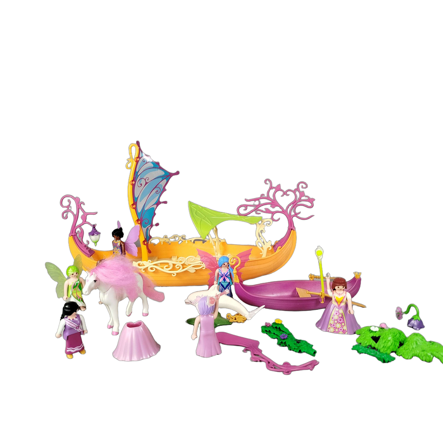 Playmobil Bundle Prinzessinneninsel 9133 Boot & Einhorn