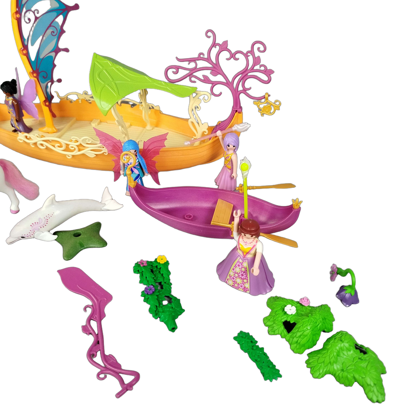 Playmobil Bundle Prinzessinneninsel 9133 Boot & Einhorn