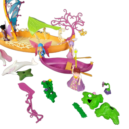 Playmobil Bundle Prinzessinneninsel 9133 Boot & Einhorn