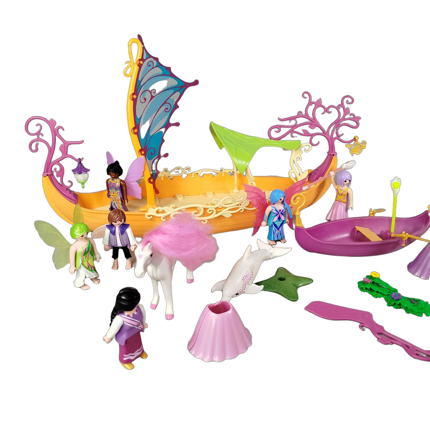 Playmobil Bundle Prinzessinneninsel 9133 Boot & Einhorn