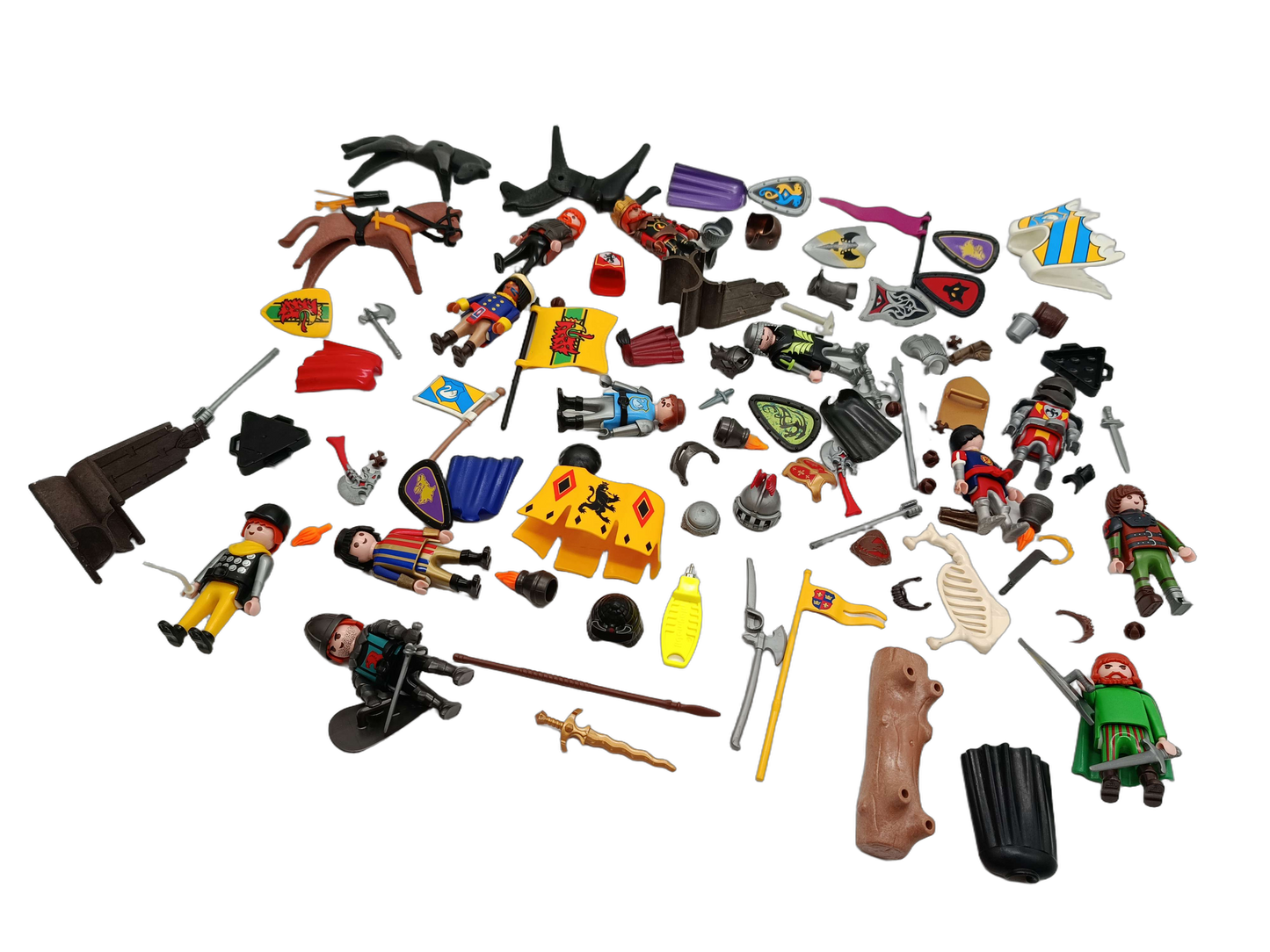 Playmobil Bundle Ritter & Mittelalter Set von 12 Figuren & Zubehör