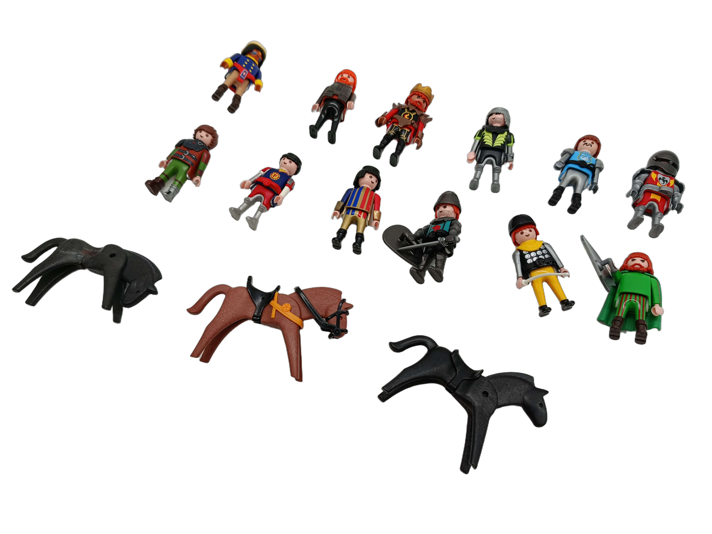 Playmobil Bundle Ritter & Mittelalter Set von 12 Figuren & Zubehör