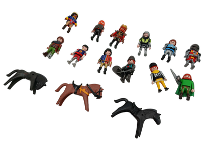 Playmobil Bundle Ritter & Mittelalter Set von 12 Figuren & Zubehör
