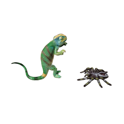 Bundle Tiere Set von 3 Krabbe Chamäleon Spinne