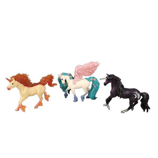 Schleich Bundle Bayala 3 Einhorn & Pegasus Figuren
