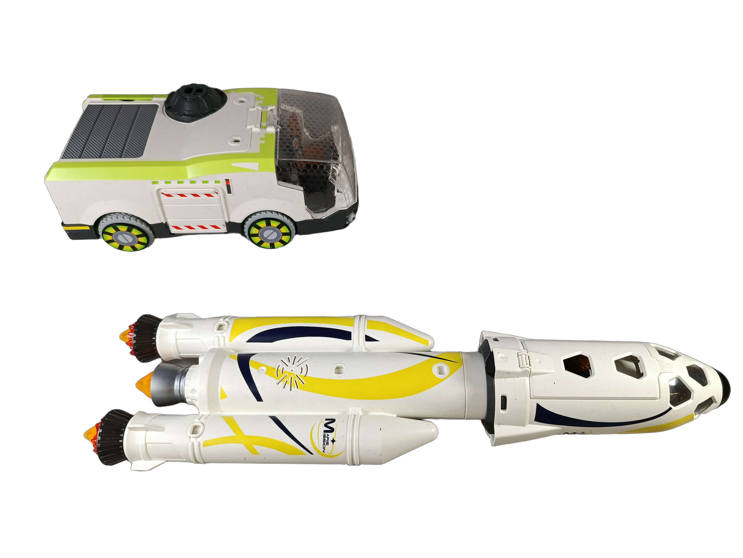 Playmobil Bundle Weltraum 9488 6692 Set von 2 Rakete & Fahrzeug