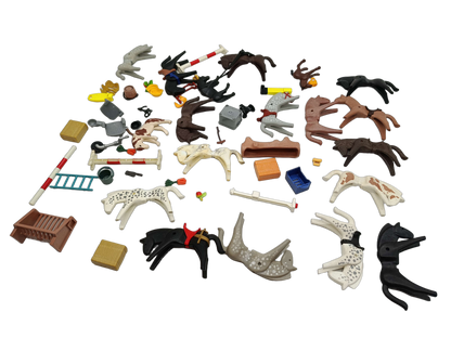 Playmobil Bundle Reiterhof Pferde großes Set Zubehör & Figuren