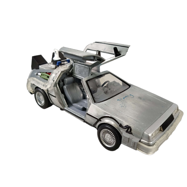 Welly DeLorean Zeitmaschine Zurück in die Zukunft Modellauto