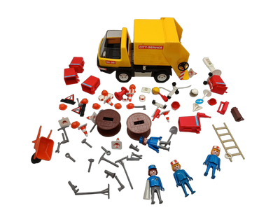 Playmobil Bundle CITY-SERVICE 4x Figuren & Zubehör