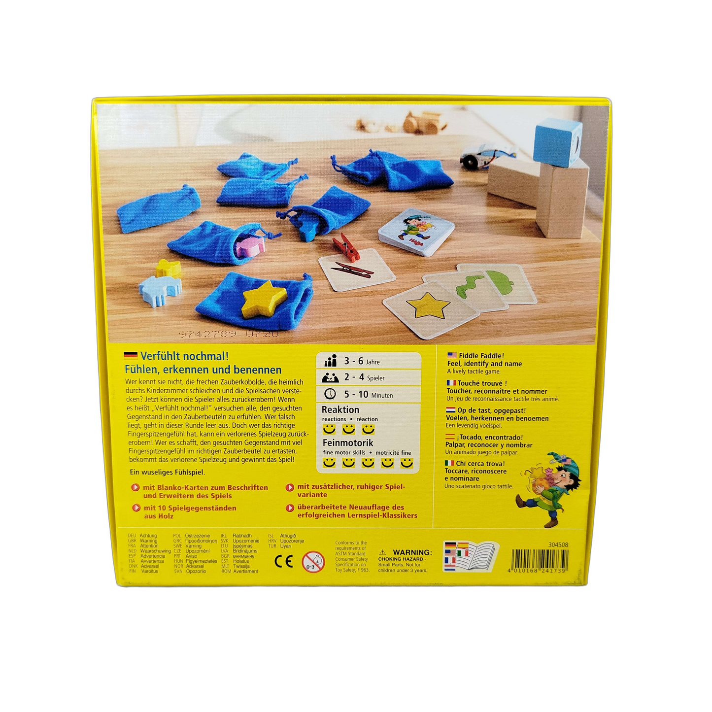 HABA Verfühlt nochmal 304508 Fühl- & Erkennungsspiel