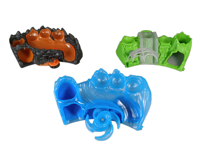 Spin Master Bundle Trainingsbasis Set von 3 Actionfiguren-Zubehör