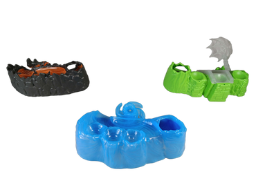 Spin Master Bundle Trainingsbasis Set von 3 Actionfiguren-Zubehör