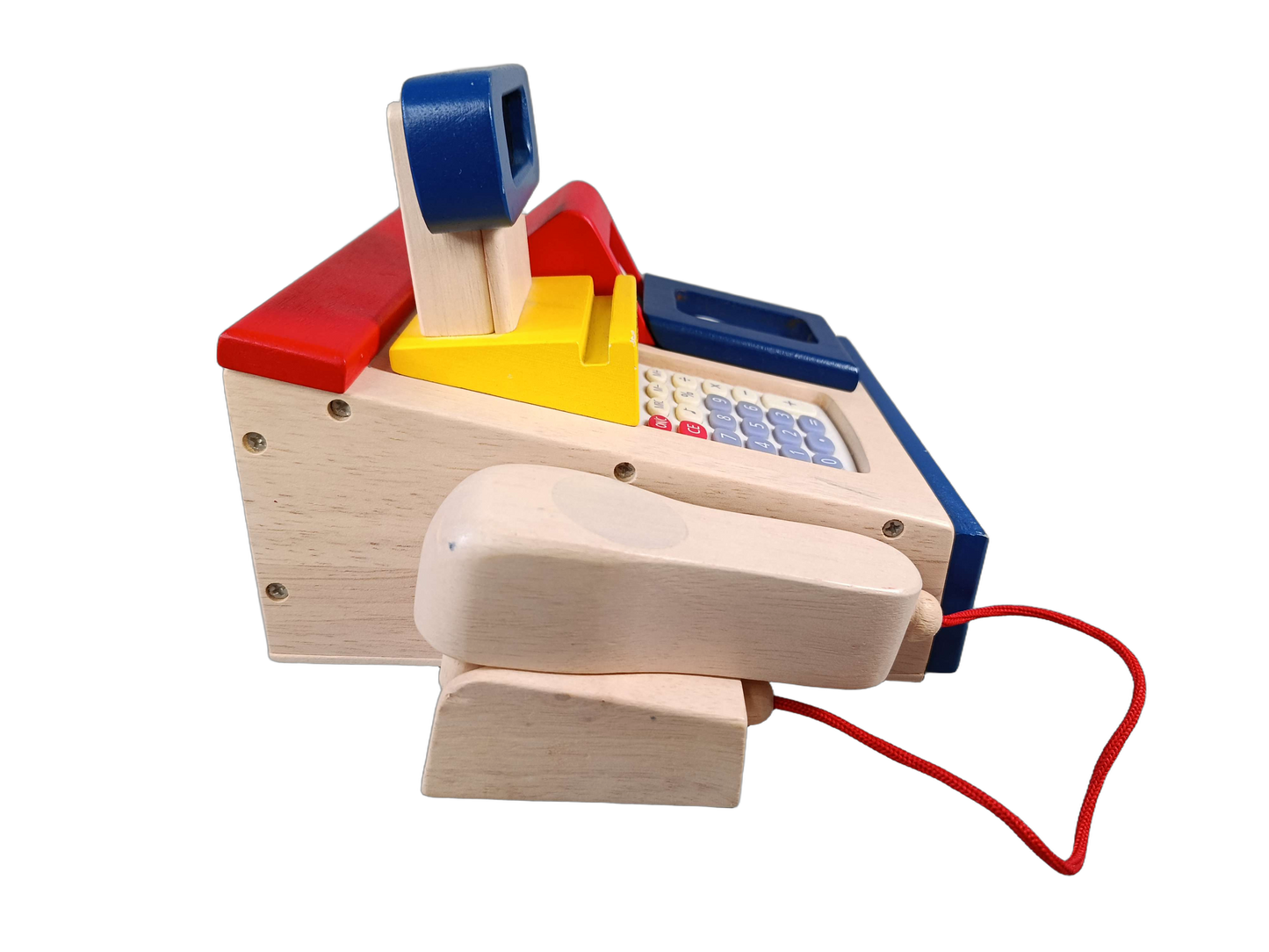 Bruder Holz Spielkasse Kaufladen mit Scanner & Rechner