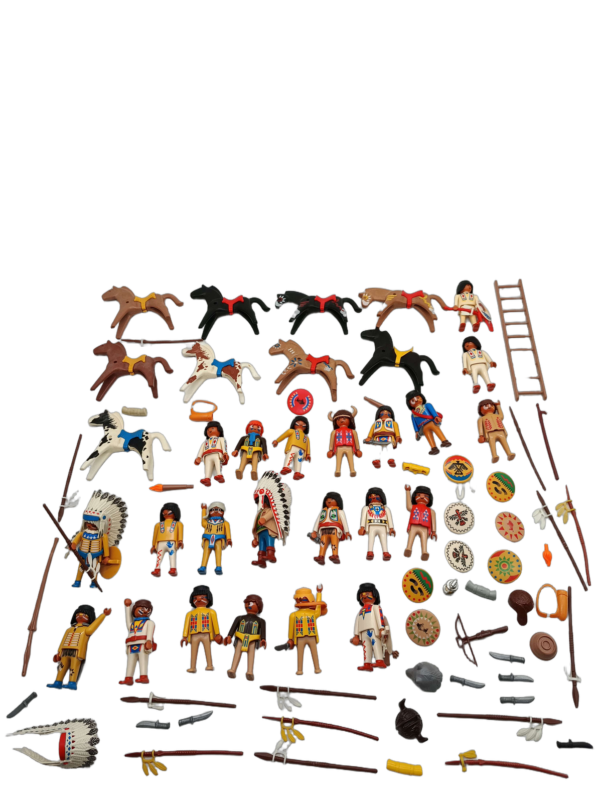 Playmobil Bundle Western & Indianer Figuren, Pferde & Zubehör