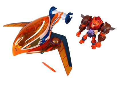 Mattel Bundle Beast Man & Talon Fighter Set von 2 Figur & Fahrzeug